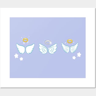 Dreamy Angel Wings Posters and Art